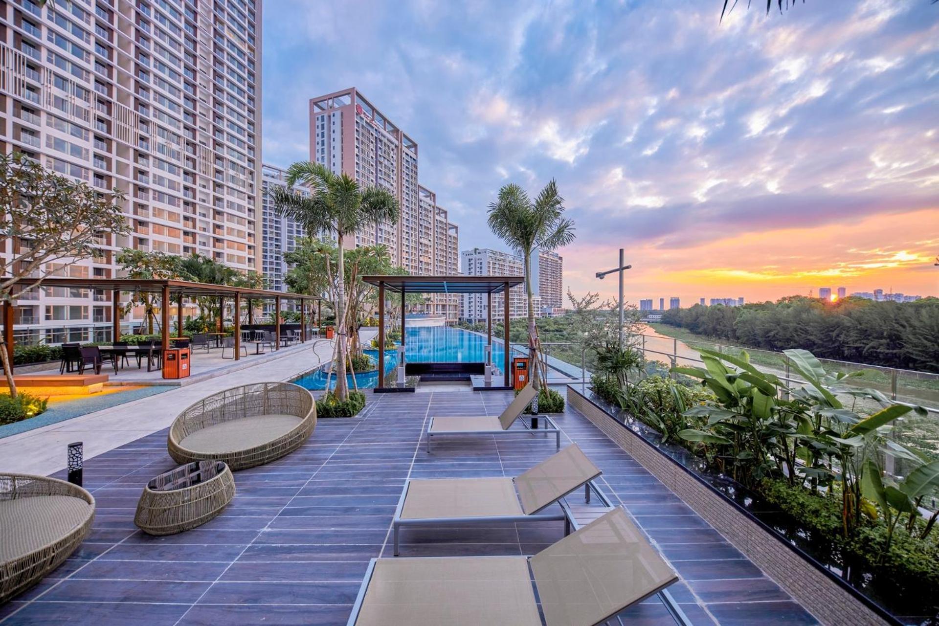 The Peak Midtown Twobedroom With Balcony Ho Chi Minh-Byen Eksteriør billede